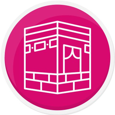 Depo. Web simgesi basit illüstrasyon