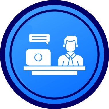 Dizüstü bilgisayar simgesi vektör çizimi