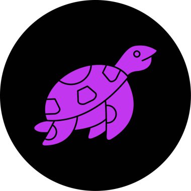 vektör kaplumbağa simgesi illüstrasyonu