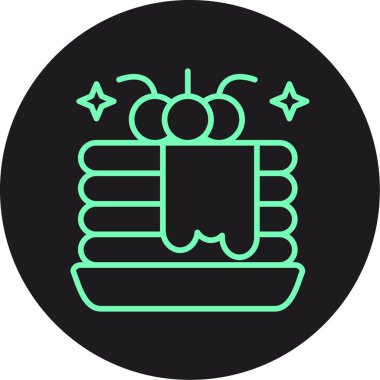 Benzersiz sıcak vektör çizgisi simgesi