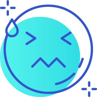 Kişisel ve ticari kullanım için bir yüzün vektör simgesi tasarımı