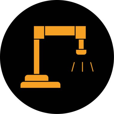 açık arttırma çekiç düz vektör simgesi