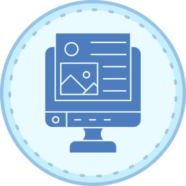 seo modern simgesinin vektör illüstrasyonu