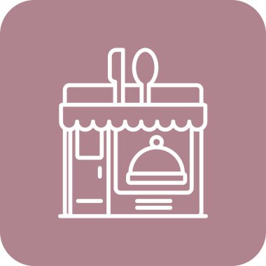 Gıda simgesinin vektör illüstrasyonu