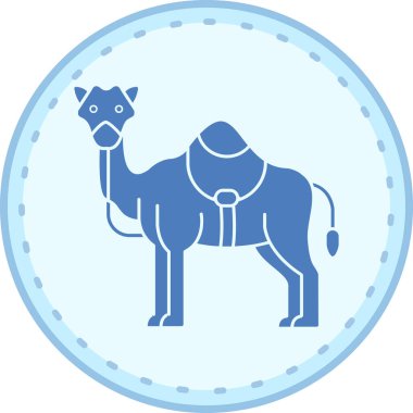 Deve ikonu vektör çizimi