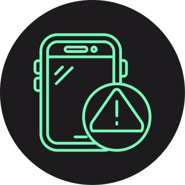 Vektör Mobil simge illüstrasyonu