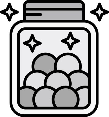 Bir karikatür yemeğinin vektör çizimi