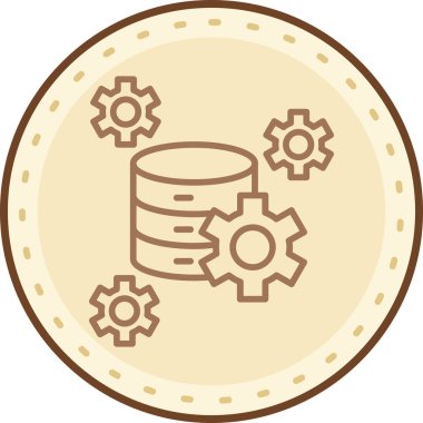 seo modern simgesinin vektör illüstrasyonu