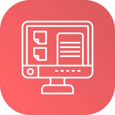 Web tasarım simgesi, vektör illüstrasyonu