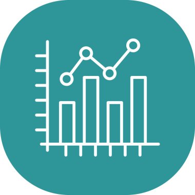 grafik ikonu vektör illüstrasyonu