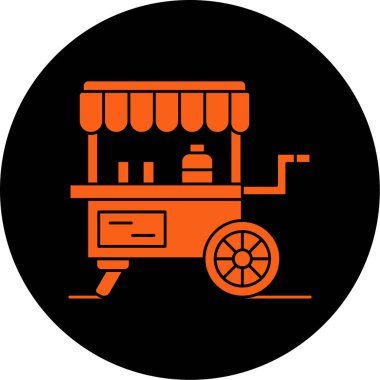 Gıda simgesinin vektör illüstrasyonu