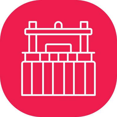 Modern simgenin vektör illüstrasyonu