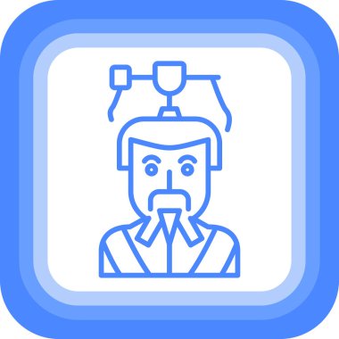 Modern b 'nin vektör illüstrasyonu ikon eksikliği doktoru