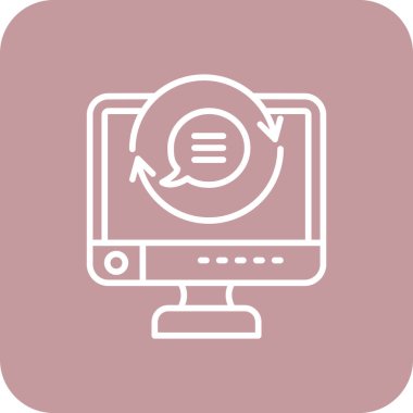 Arama simgesi vektör illüstrasyonu