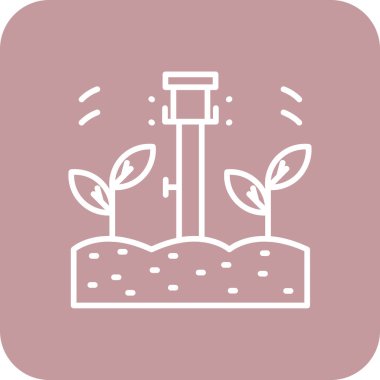 bitki simgesi vektör illüstrasyonu