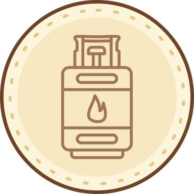 Yangın. Web simgesi basit illüstrasyon