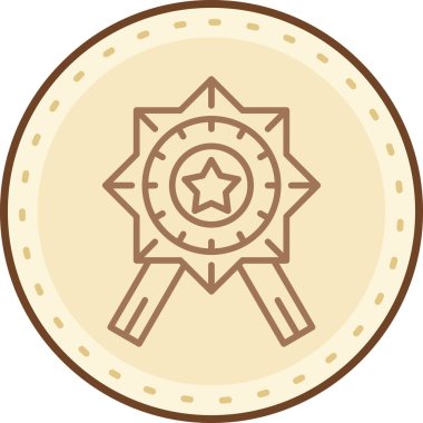 yıldız simgesi vektör illüstrasyonu