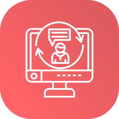 bilgisayar simgesi vektör illüstrasyonu