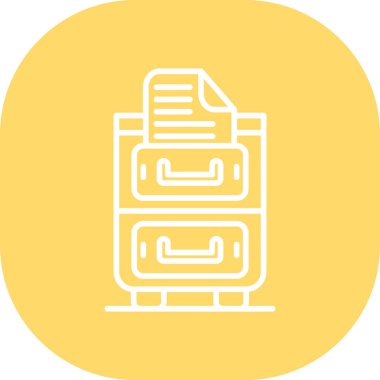 Belge dosya simgesinin vektör illüstrasyonu