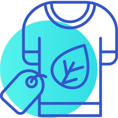 Kıyafetler. Web simgesi basit illüstrasyon