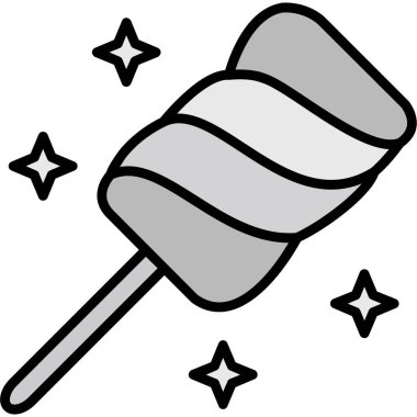 Çizgi film lolipopunun vektör çizimi