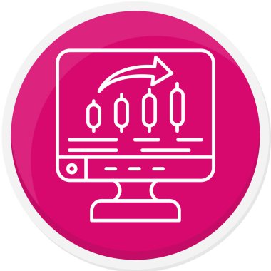 seo modern simgesinin vektör illüstrasyonu