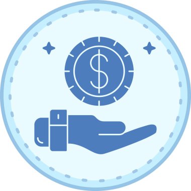 Sikke Simgesi vektör illüstrasyonu