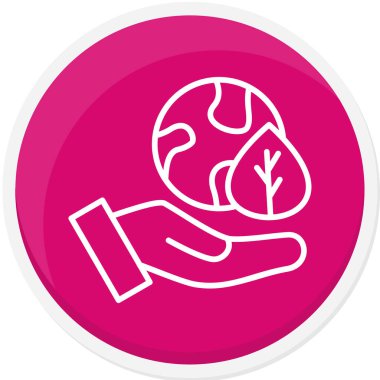 Kalbi olan bir kadının vektör çizimi