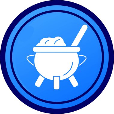 Yemek. Web simgesi basit illüstrasyon