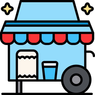 yiyecek içecek kafesi simgesi