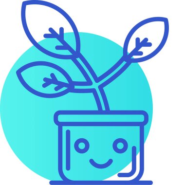 Bitki saksısı. Basit tasarım