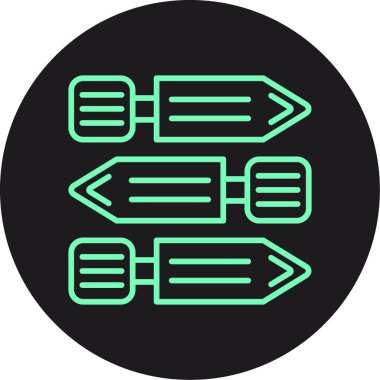 ok simgesi vektör illüstrasyonu