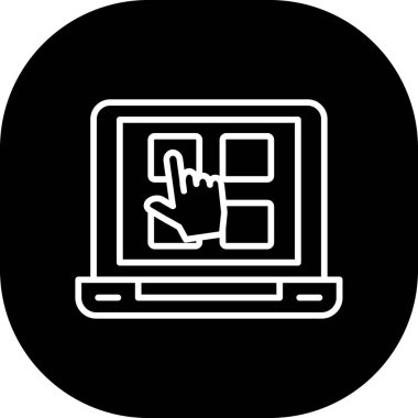 Seo simgesi, pazarlama ve modern teknolojinin vektör çizimi