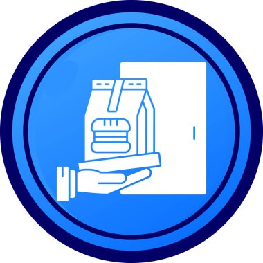 Mavi kahve fincanının vektör çizimi