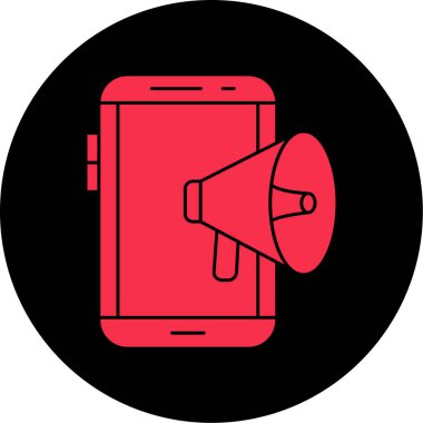 Hoparlör simgesi, vektör illüstrasyonu