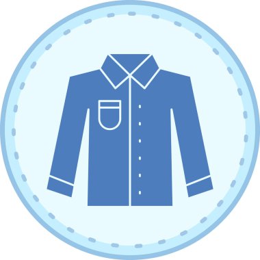 Gömlek. Web simgesi basit illüstrasyon