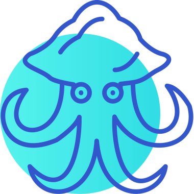 Deniz ahtapotu. Basit tasarım