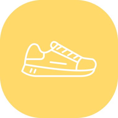 vektör spor ayakkabı düz biçim simgesi