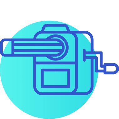 Kamera. Web simgesi basit illüstrasyon