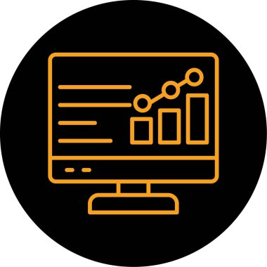 seo modern simgesinin vektör illüstrasyonu