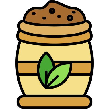 Çikolatalı kek ikonu vektör illüstrasyonu