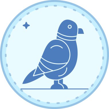 Tatlı çizgi film karakterinin vektör çizimi