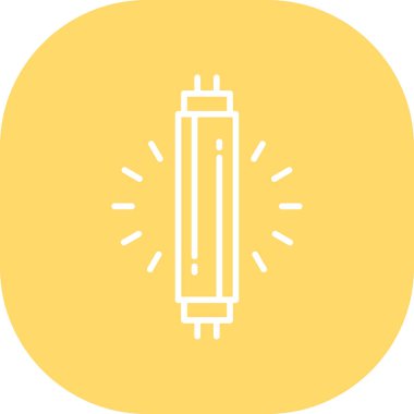 elektrik dolgu web simgesi basit illüstrasyon