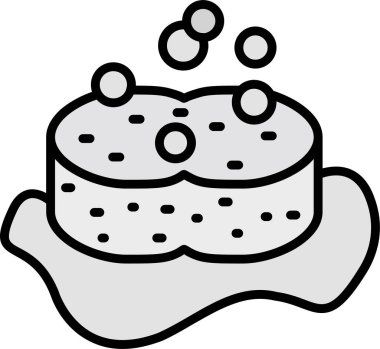 Tatlı ikonu ana hatlarıyla.