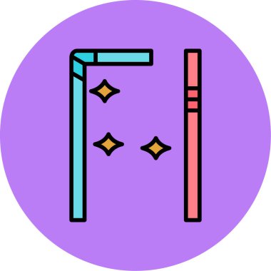 Modern bir simgenin vektör illüstrasyonu