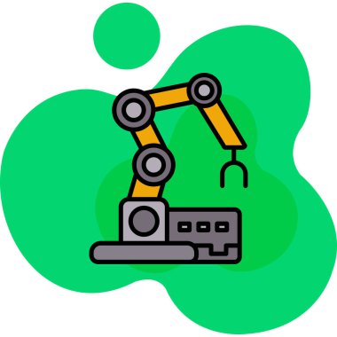 Robot simgesi, vektör çizimi