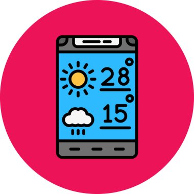 hava simgesi vektör illüstrasyonu