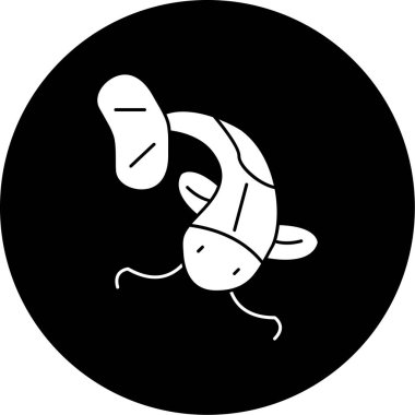 Şirin bir salyangoz simgesi