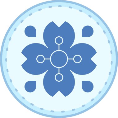 Projeniz için vektör kar tanesi simgesi