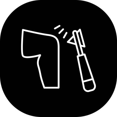 çekiç ve çivi kutsal kişilerin resmi, vektör çizim